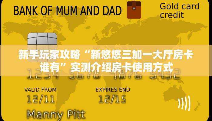 新手玩家攻略“新悠悠三加一大厅房卡谁有”实测介绍房卡使用方式