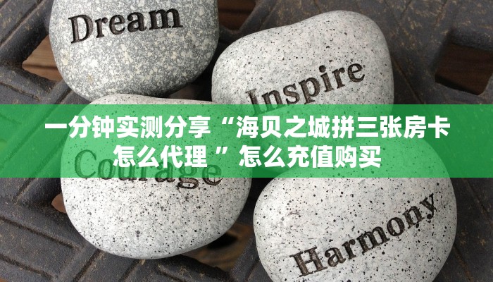 一分钟实测分享“海贝之城拼三张房卡怎么代理 ”怎么充值购买