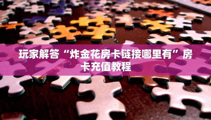 玩家解答“炸金花房卡链接哪里有”房卡充值教程 玩家解答“炸金花房卡链接哪里有”房卡充值教程